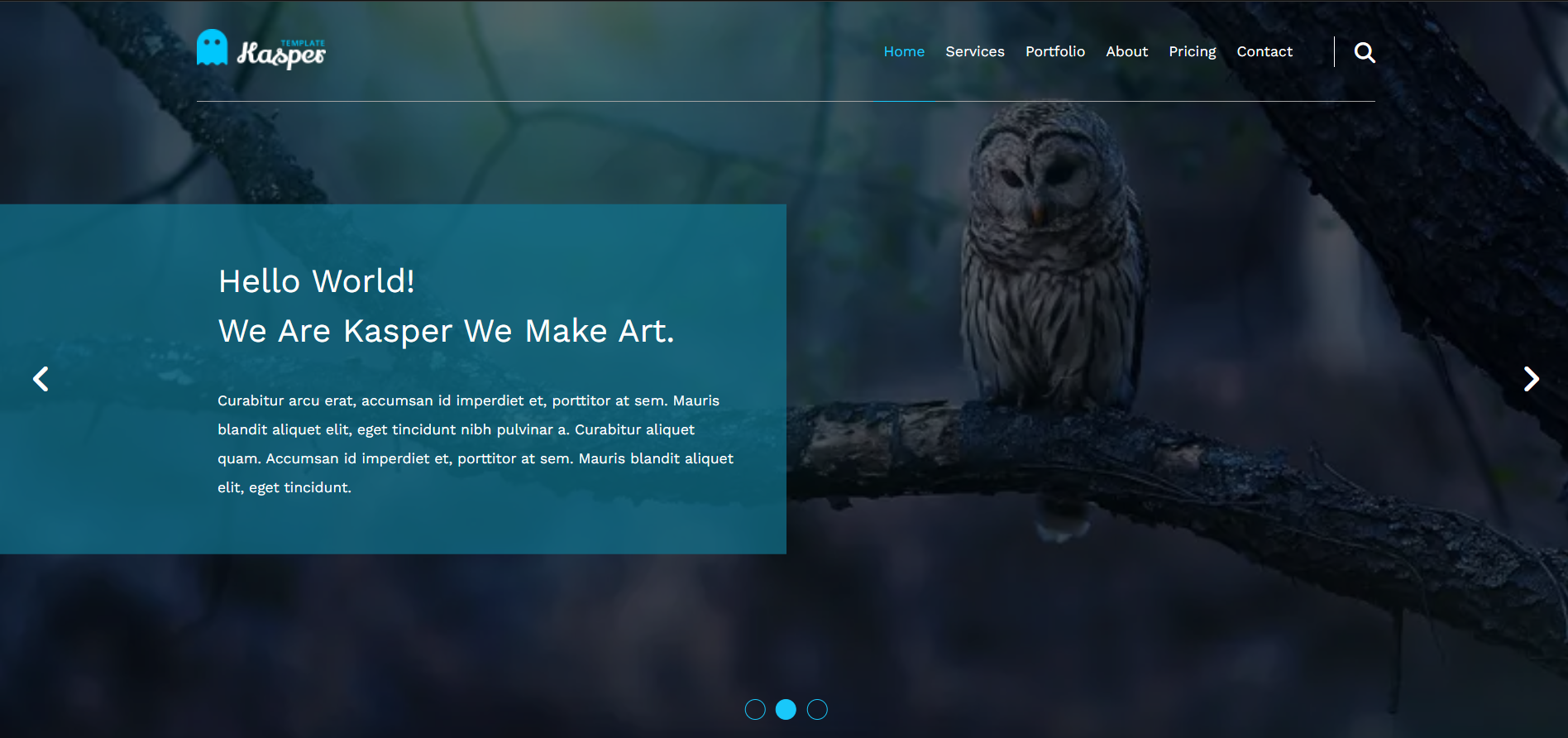 Leon Landing Page